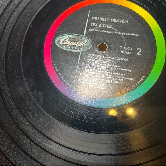 Text Ritter-Hillbilly Heaven- vintage vinyl record from 1961 - Picture 9 of 9